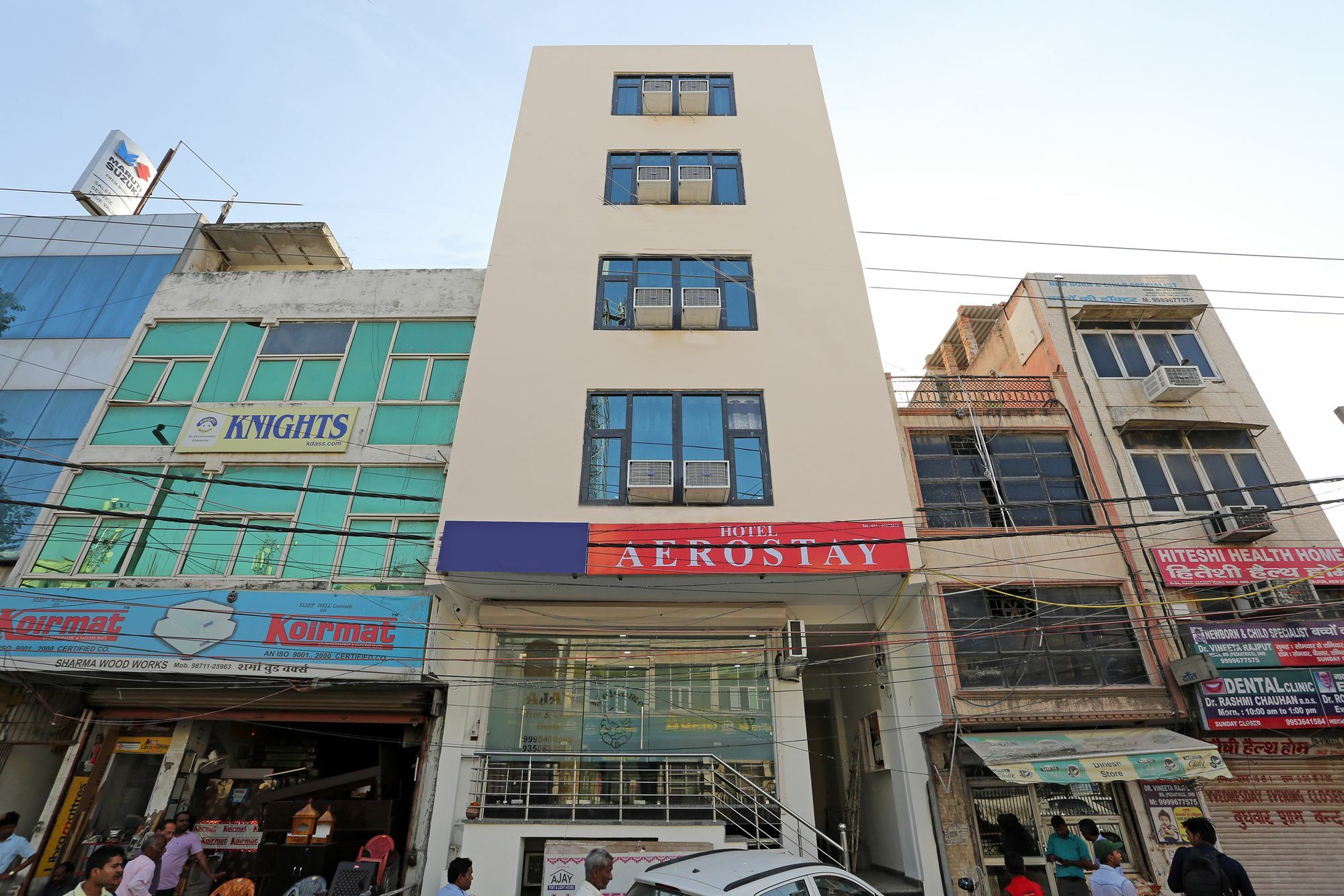 Hotel Aero Stay Nueva Delhi Exterior foto